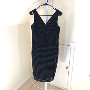 W by Worth NWOT Women's Black Bodycon Sleeveless Dress Size 0